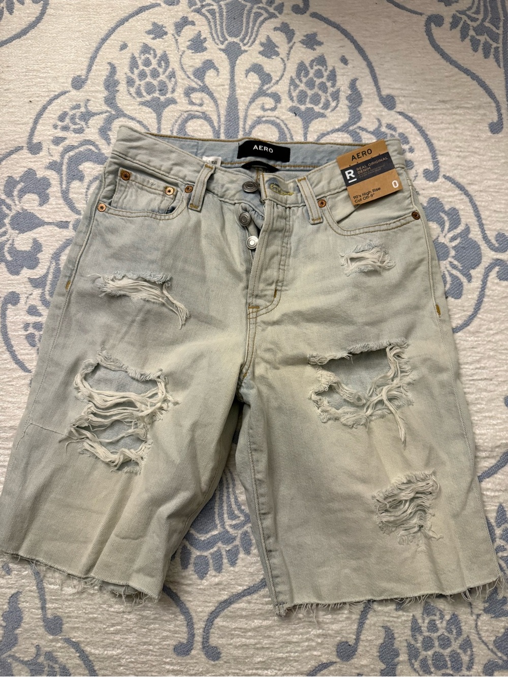 Ripped mom shorts